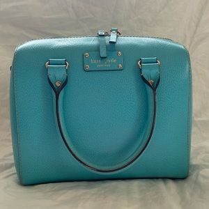 Kate Spade Robin’s Egg Blue Leather Satchel